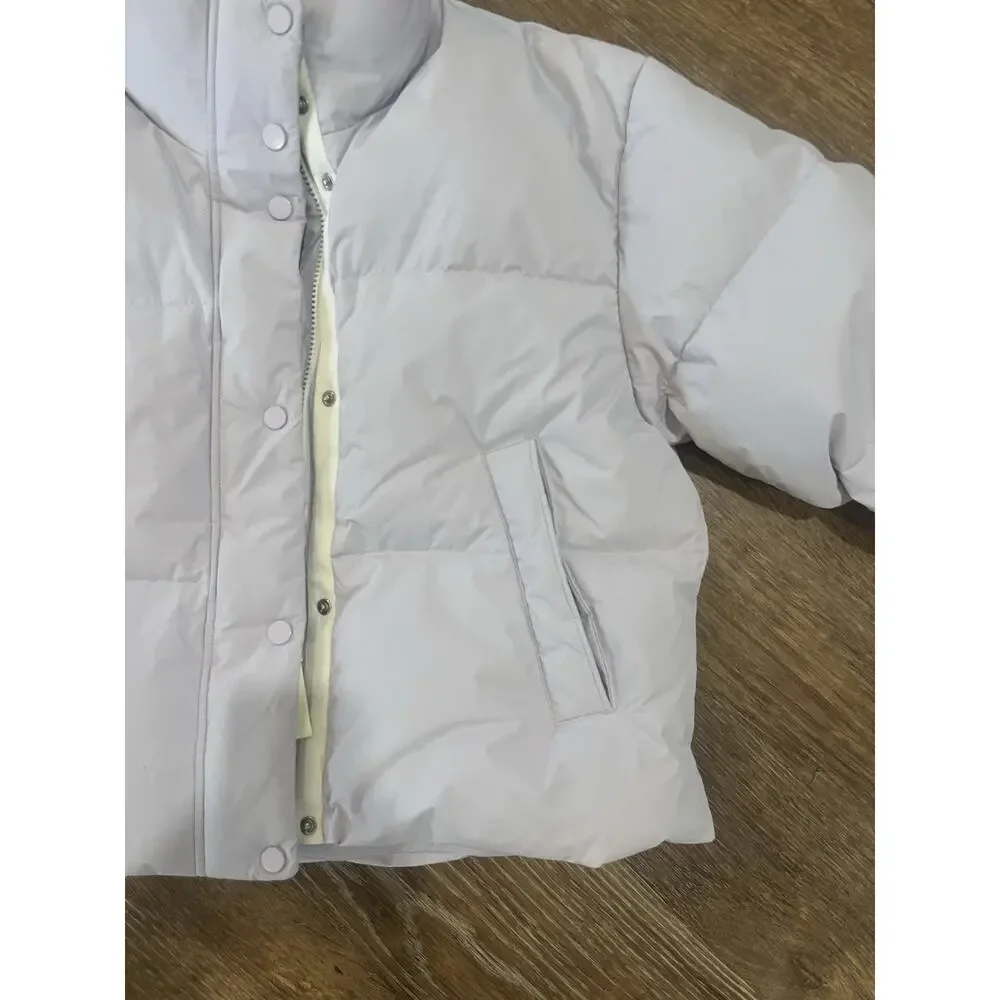 Kolon Sport Super Air Down Jacket Women’s Small 90 NWT Lavender Goose Down Coat - Picture 3 of 10